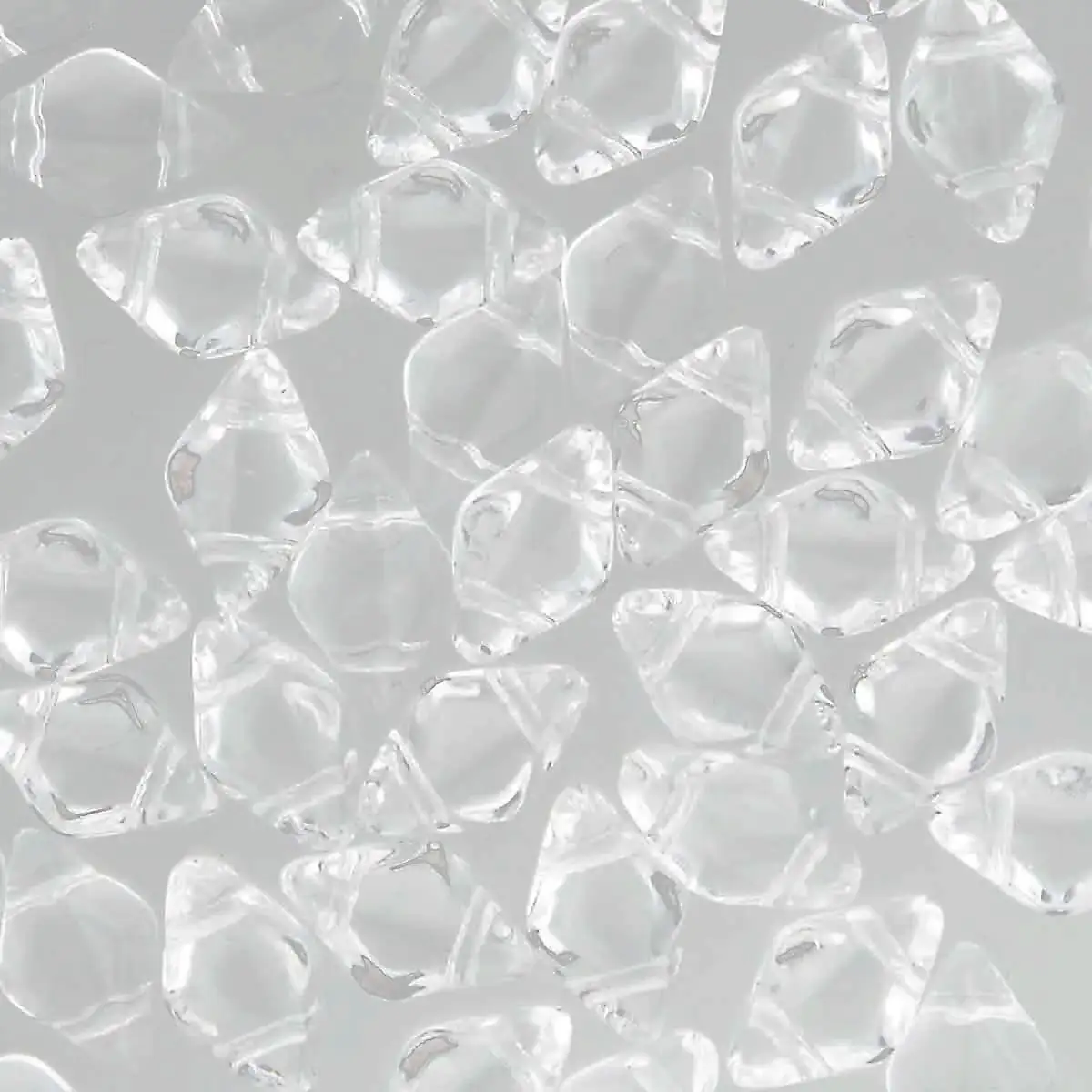 Gemduo Beads, Crystal, 10g.