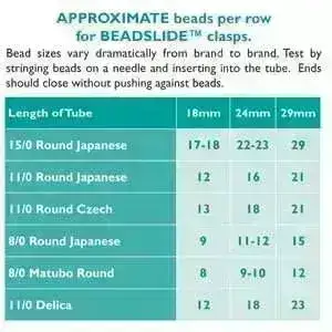 Beadslide Squiggle, Tube Clasp, 10x24mm - Image 9