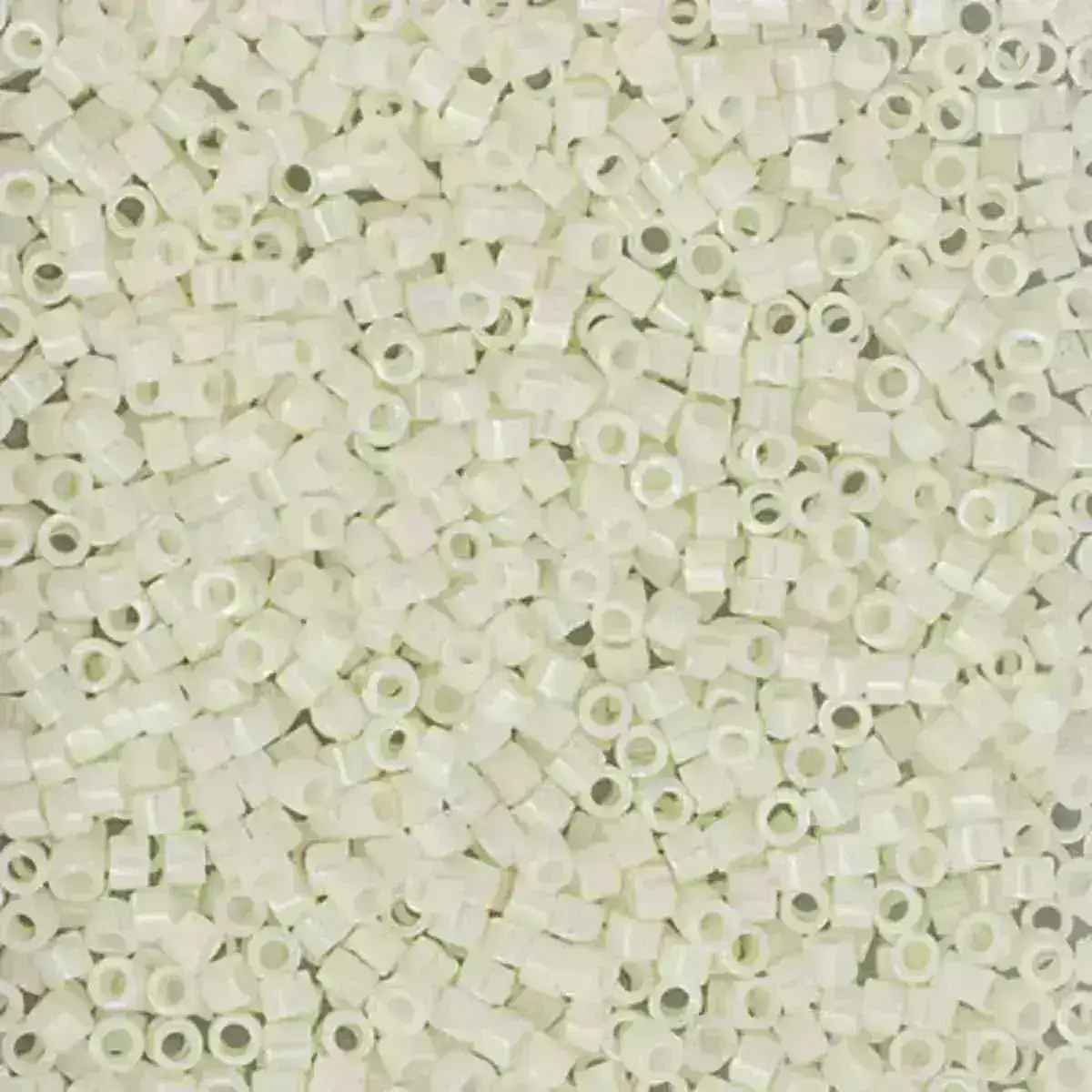 11/0 Delica Beads, DB2402 Shiny White, 5 grams