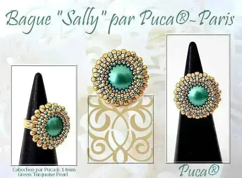 Cabochons par Puca, 14mm, Ceramic Look Collection - Image 9