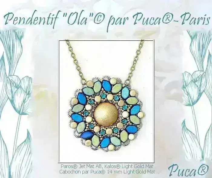 Cabochons par Puca, 14mm, Pastel Collection - Image 3