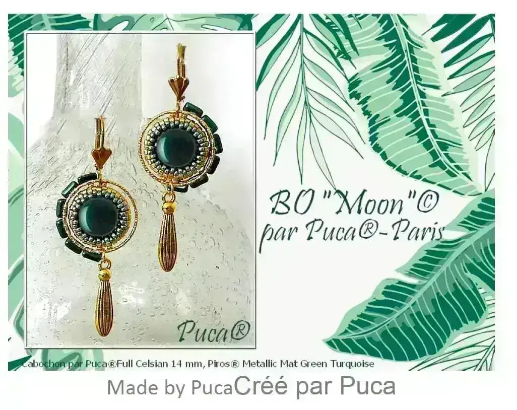 Cabochons par Puca, 14mm, Pastel Collection - Image 6
