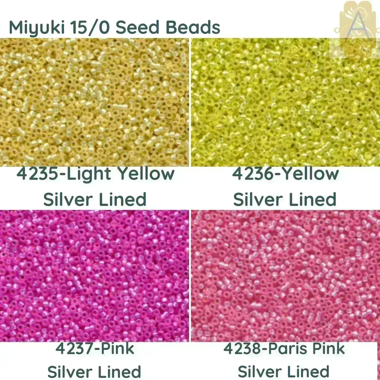 15/0 Miyuki Round Seed Beads, 8.2g 15-4235, 15-4236, 15-4237, 15-4238
