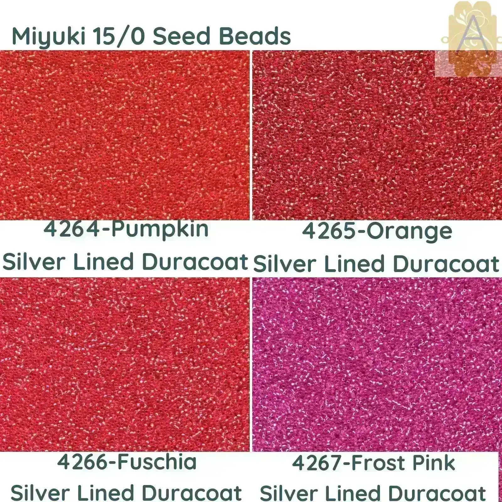 15/0 Miyuki Round Seed Beads, 8.2g 15-4264, 15-4265, 15-4266, 15-4267