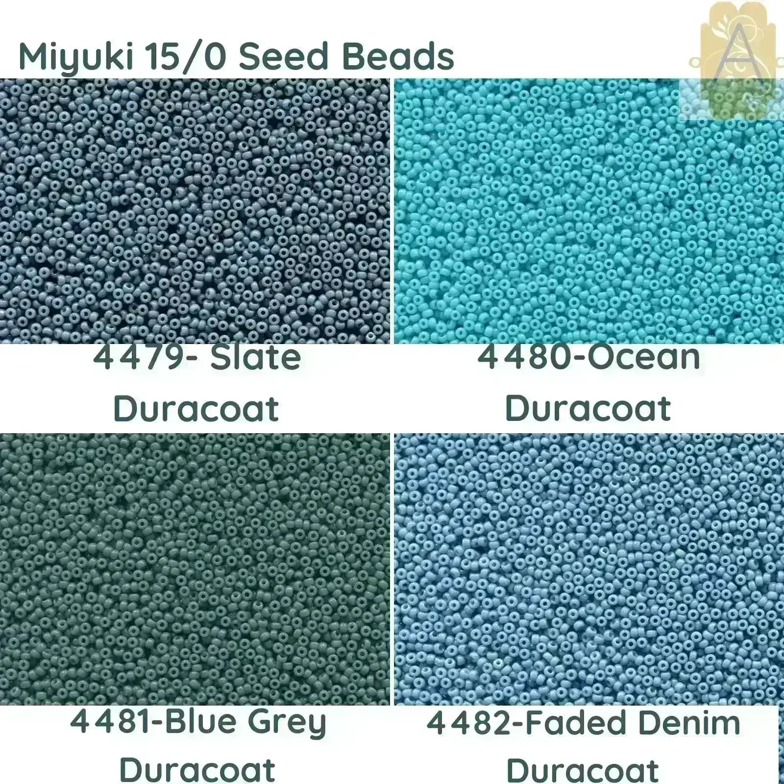 15/0 Miyuki Round Seed Beads 8.2g 15-4479, 15-4480, 15-4481, 15-4482