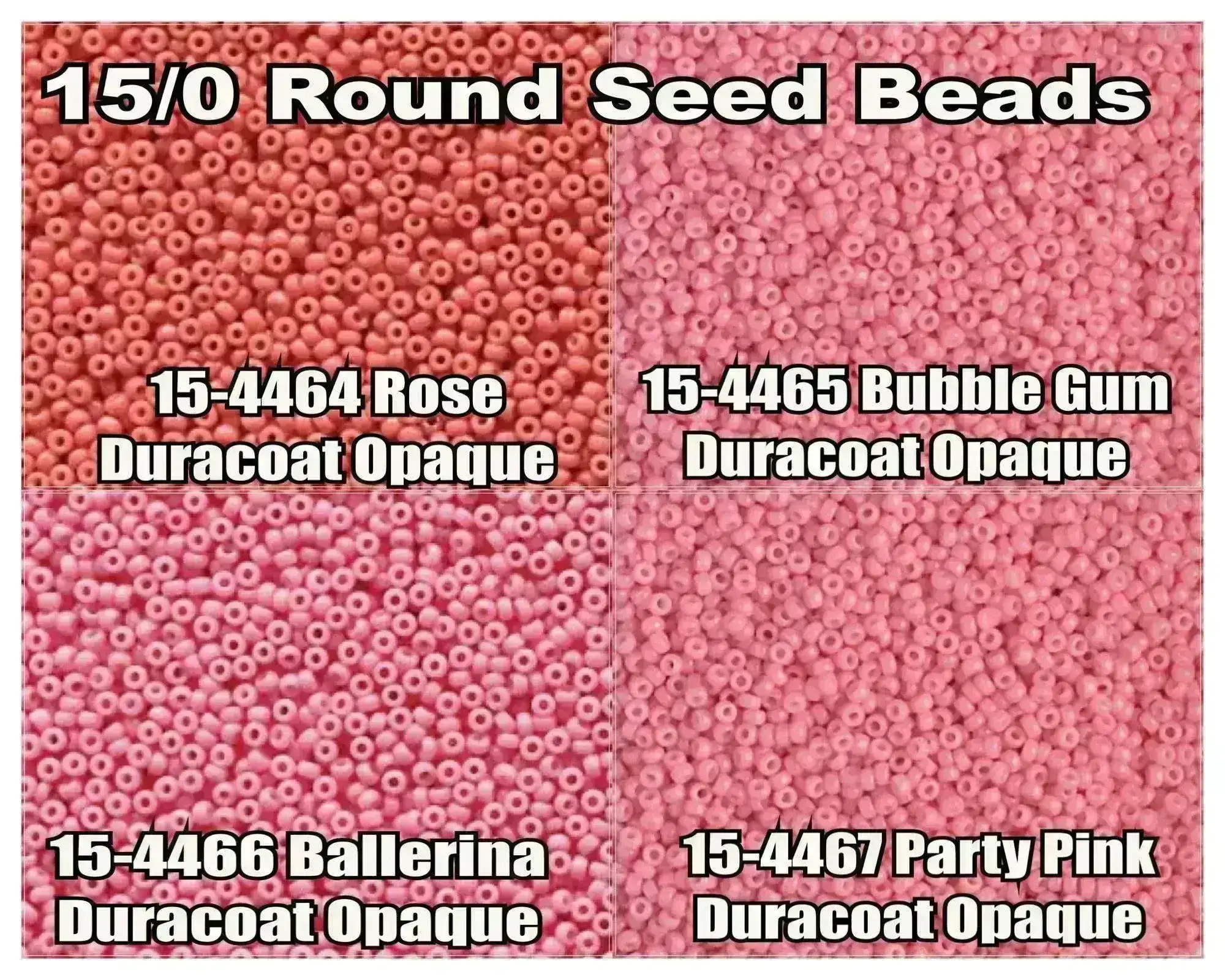 15/0 Miyuki Round Seed Beads 8.2g 15-4464, 15-4465, 15-4466, 15-4467
