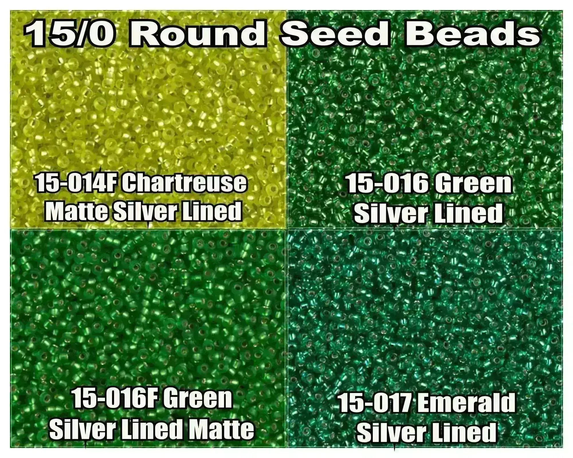15/0 Miyuki Round Seed Beads 8.2g 15-0014, 15-0016, 15-0016F, 15-0017