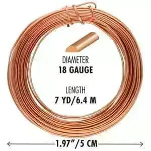 18 Gauge Half Round German-Style Wire in 8 Finishes - Image 3