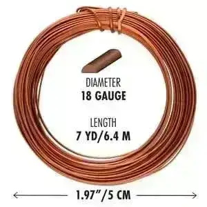 18 Gauge Half Round German-Style Wire in 8 Finishes - Image 4