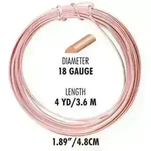 18 Gauge Half Round German-Style Wire in 8 Finishes - Image 6