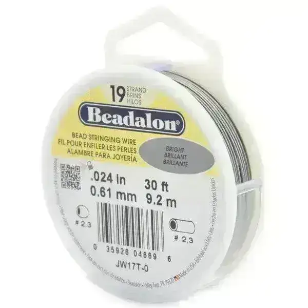 19-Strand Stringing Wire, .021" or .024", Bright Finish - Image 3
