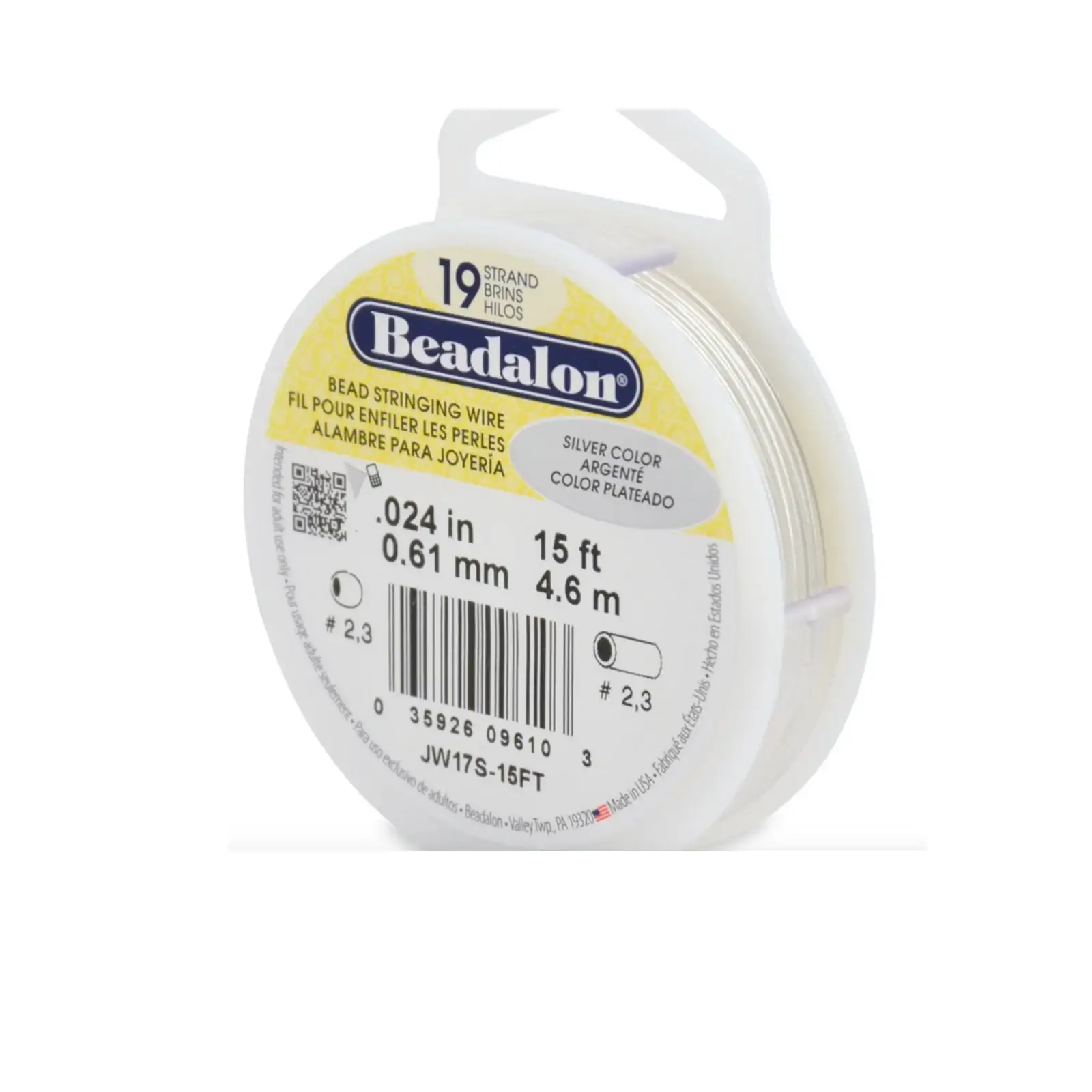 19-Strand Stringing Wire, .021" or .024", Bright Finish - Image 8
