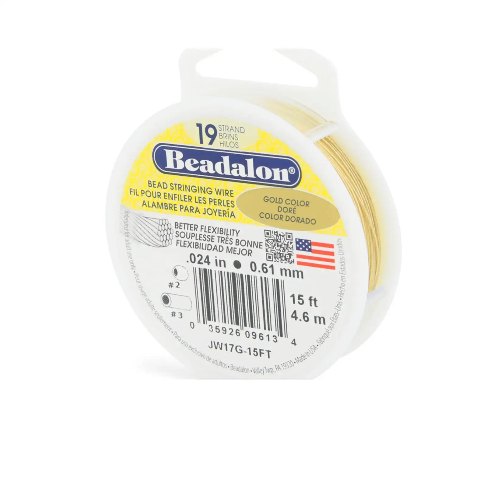 19-Strand Stringing Wire, .021" or .024", Bright Finish - Image 9
