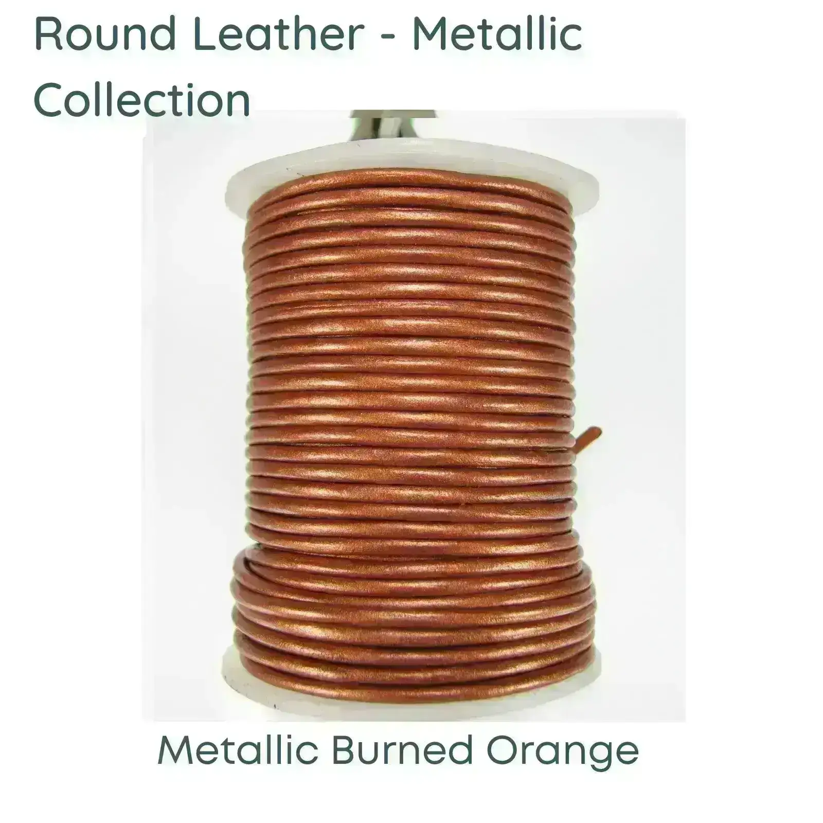 Round Superior Leather, Metallic Collection #2 - Image 3