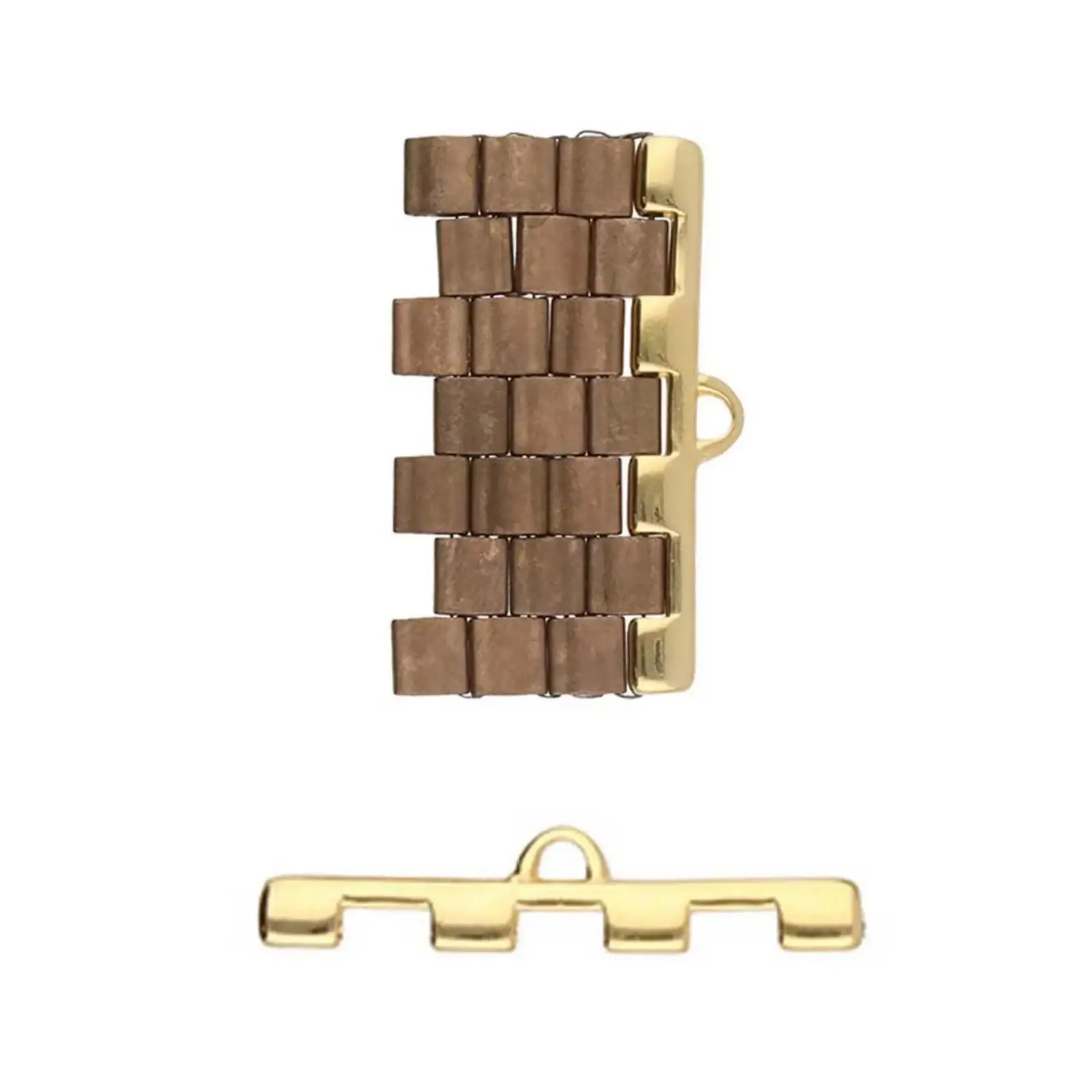 Cymbal Soros IV Tila Bead Ending or Connectors, 2 Pcs. - Image 3