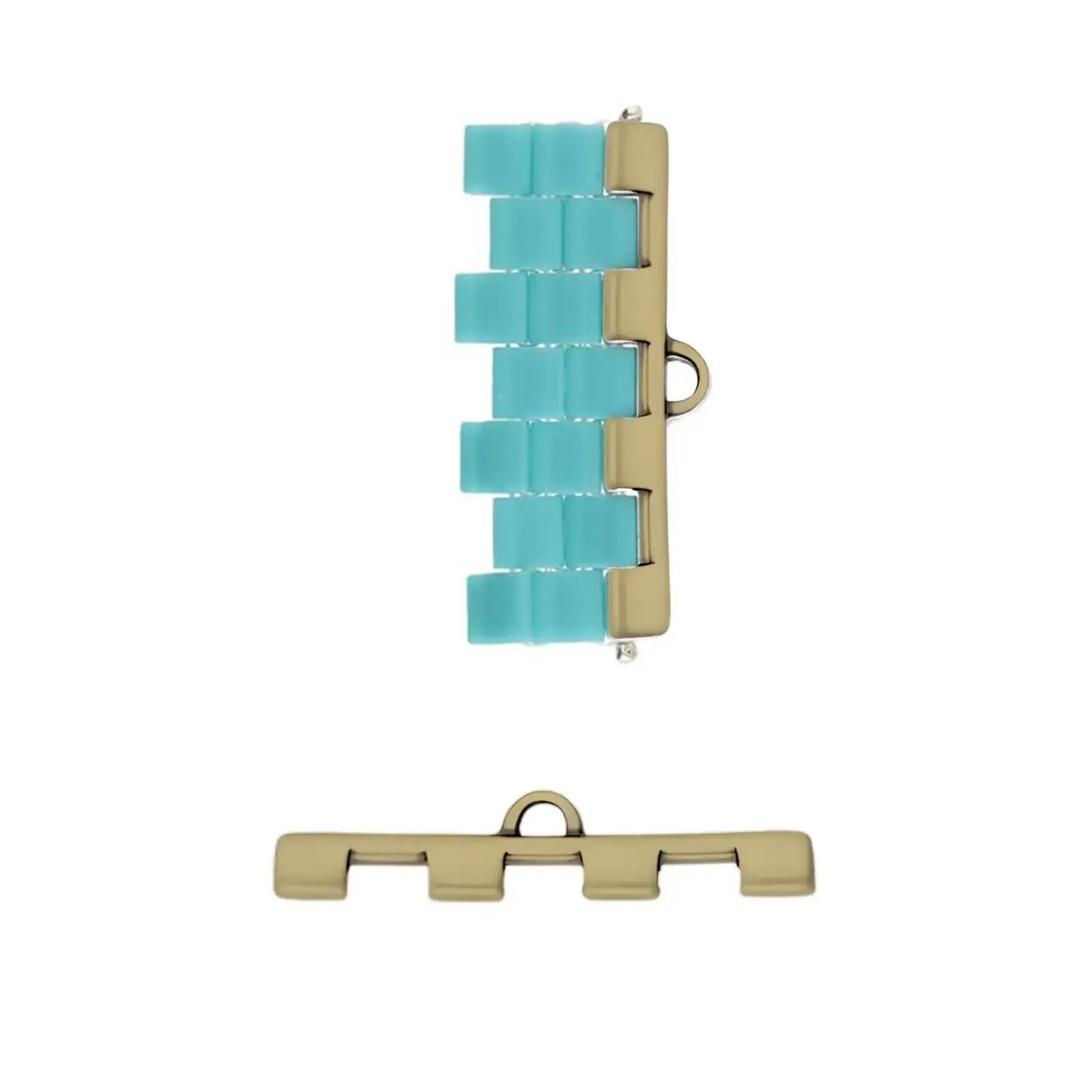 Cymbal Soros IV Tila Bead Ending or Connectors, 2 Pcs. - Image 4