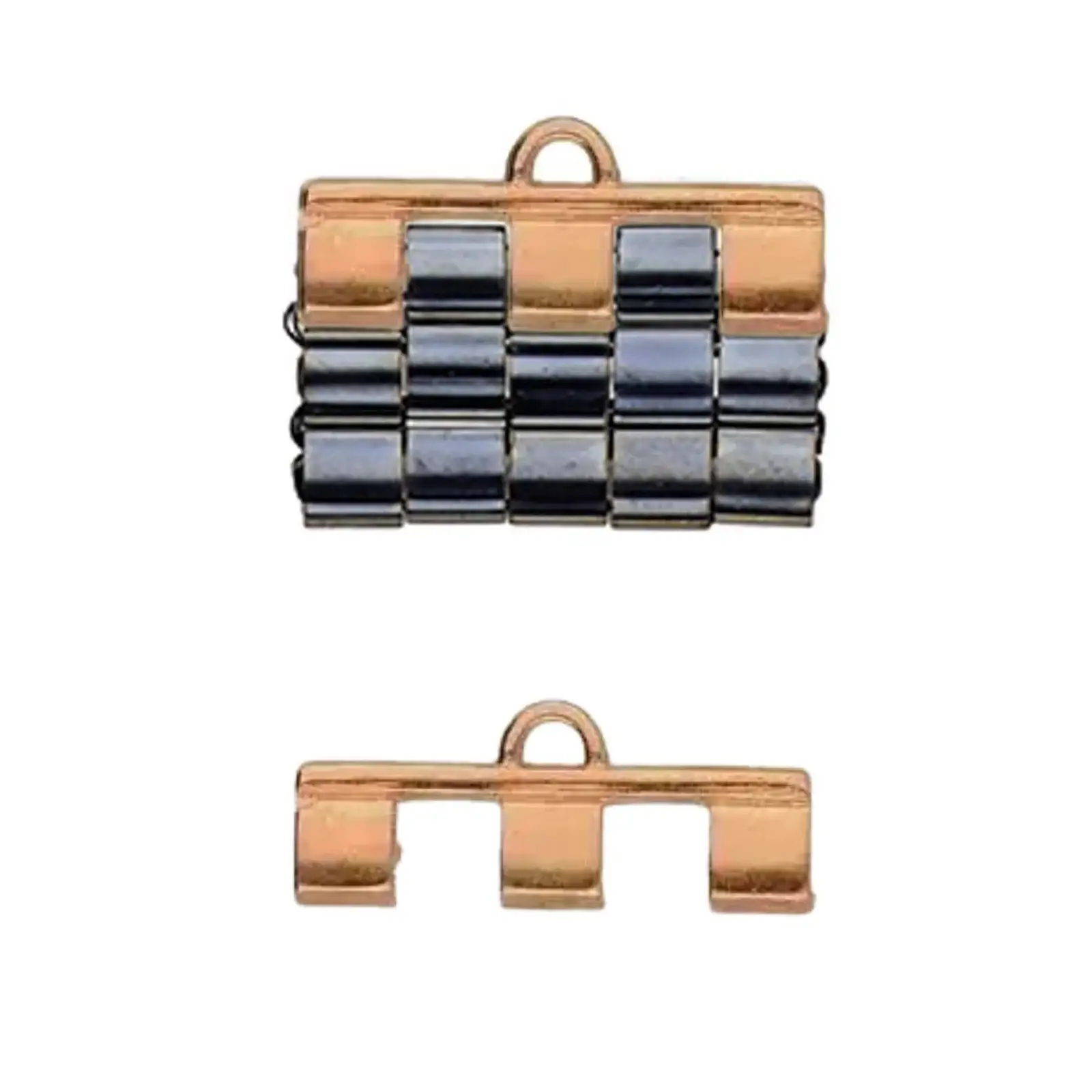 Cymbal Piperi III Tila Bead Ending or Connector, 2 Pcs. - Image 5