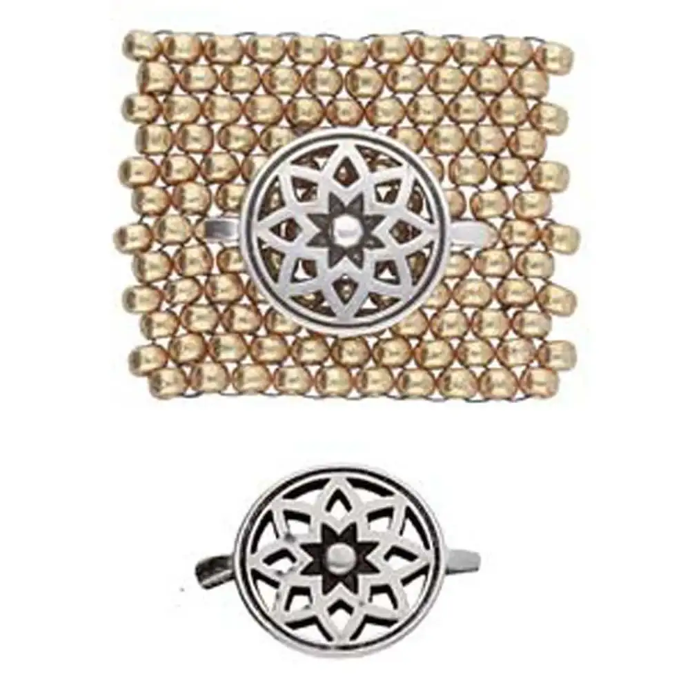 Cymbal Itanos Bead Substitute & Embellishment for Seed Beads, 2 pcs - Image 2