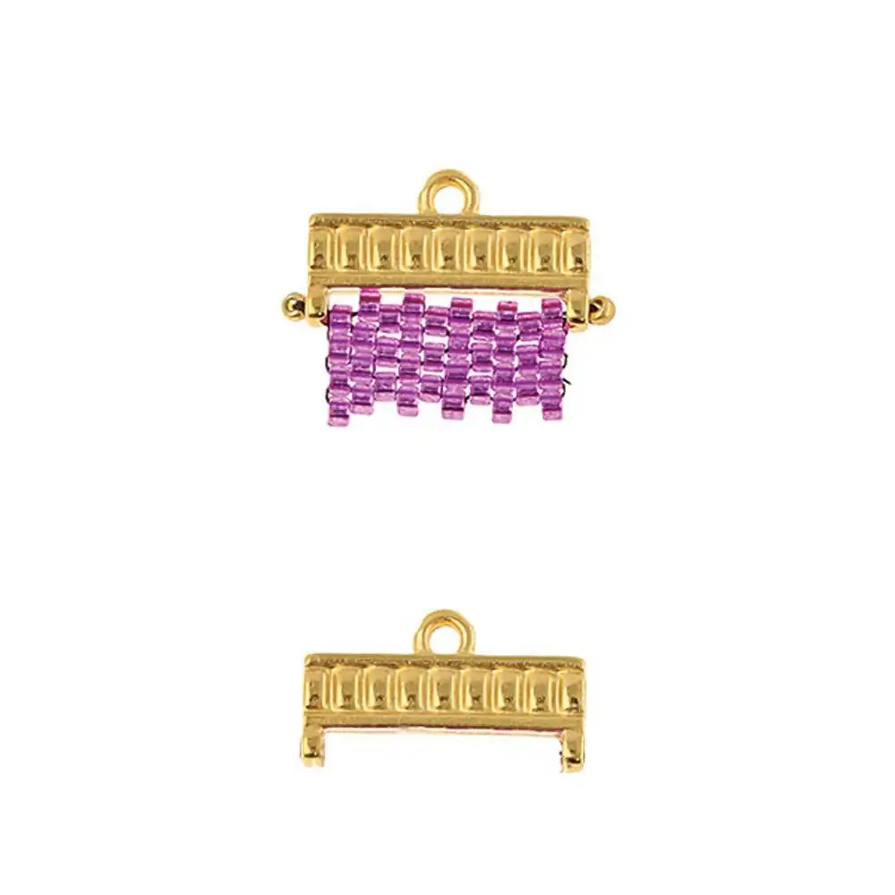 Cymbal Kouroupa Delica Bead Ending or Connector, 2 Pcs. - Image 3