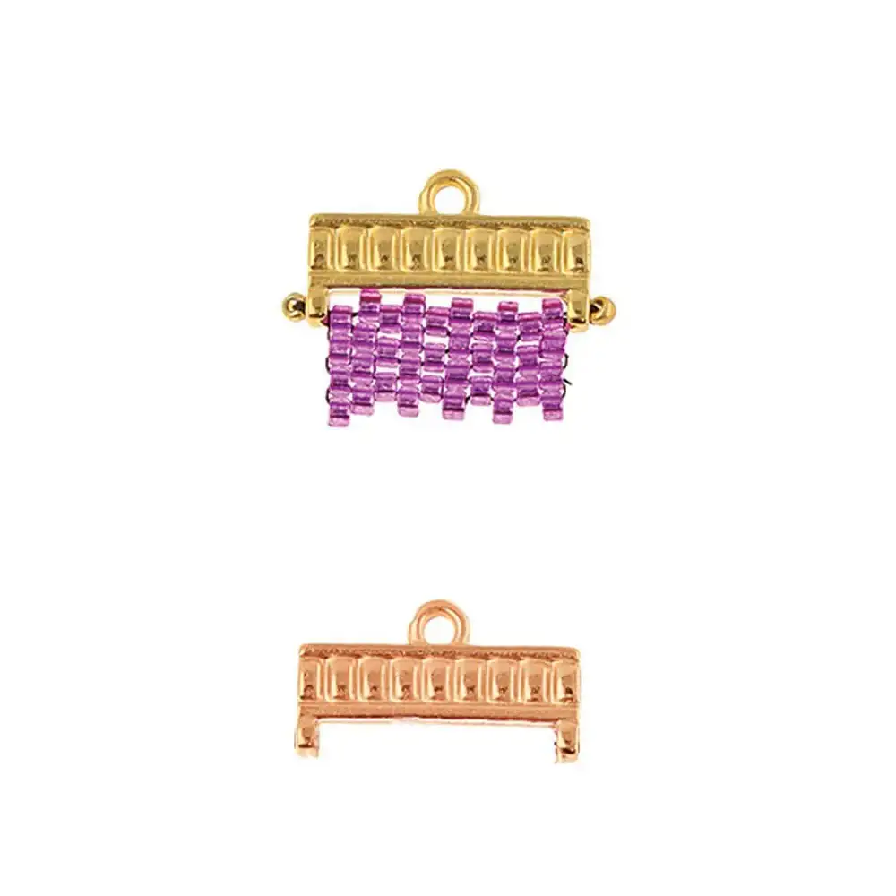 Cymbal Kouroupa Delica Bead Ending or Connector, 2 Pcs. - Image 5
