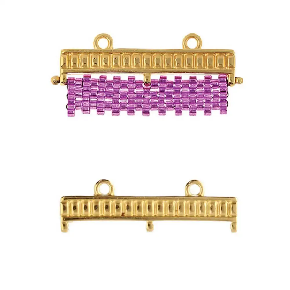 Cymbal Kouroupa III Delica Bead Ending or Clasp Connector, 2 Pcs. - Image 3
