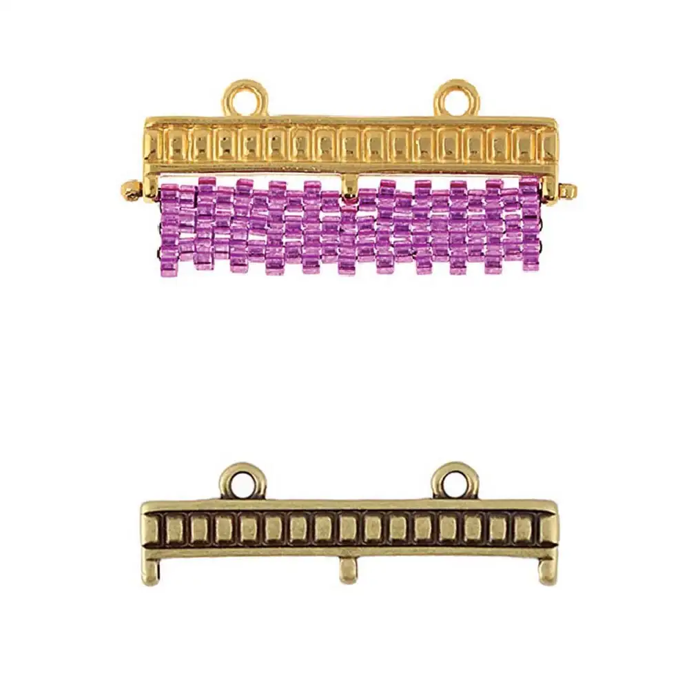 Cymbal Kouroupa III Delica Bead Ending or Clasp Connector, 2 Pcs. - Image 4