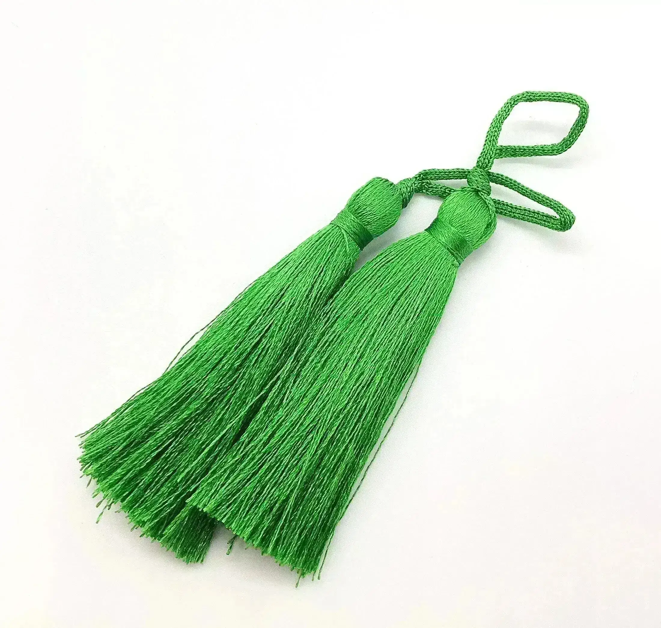Medium Silky Tassels, 2 Pcs. 8cm - 3.2 Inches - Image 3