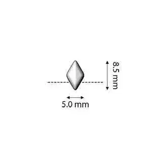 Provatas, Cymbal Earring Posts, for GemDuo Beads, 4 Finishes - Image 6