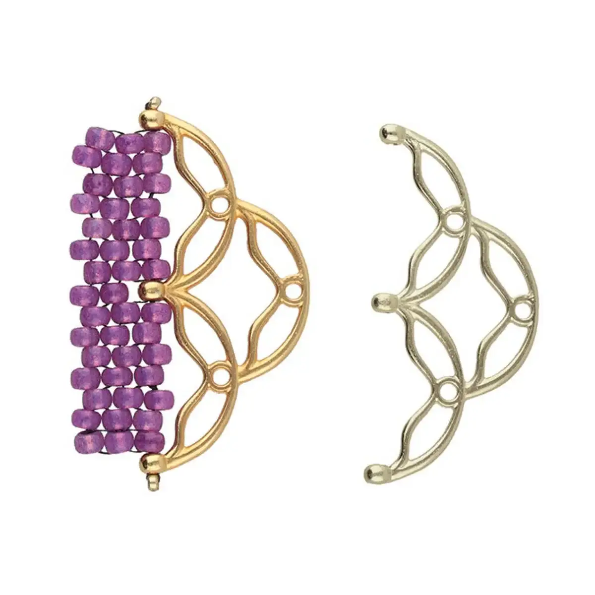 Cymbal Sitanos III Seed Bead Ending or Connectors, 2 Pcs. - Image 5