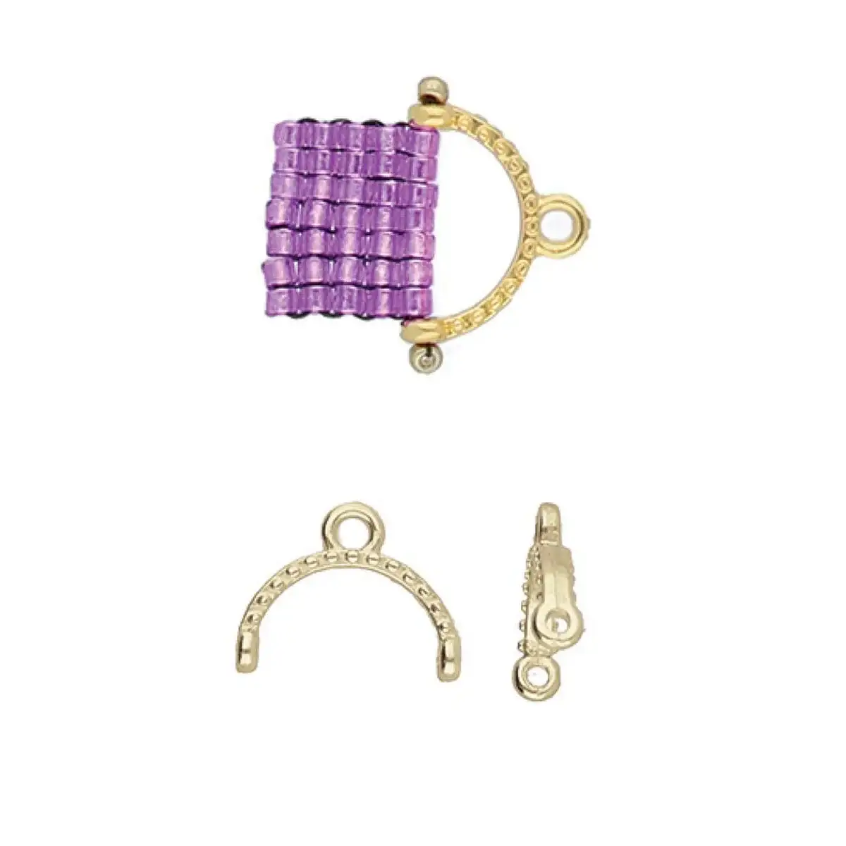 Cymbal Skaloti II 11/0 Delica Bead Ending or Connectors, 2 Pcs. - Image 4