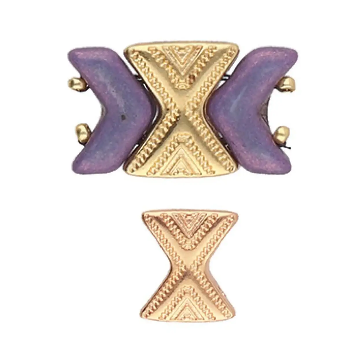 Cymbal Sostis Chevron Bead Connector, 2 Pcs. - Image 6