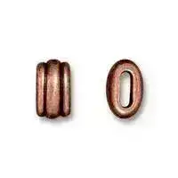 TierraCast Deco Barrel Beads (Crimpable), 2 Sizes, 4 Finishes - Image 4