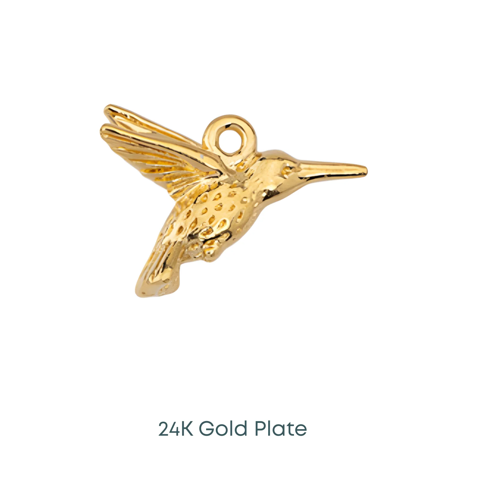 Tierracast Hummingbird Charm or Pendant, 2 Pcs. 3 Finishes - Image 3