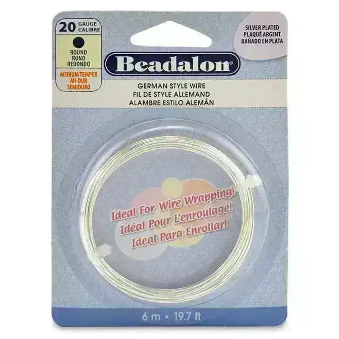20 Gauge German-Style Round Wire, 6 Finishes - Image 6
