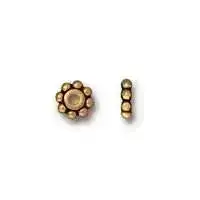 Tierracast Heishi Daisy Spacer Beads, 6mm in 6 Finishes - Image 3