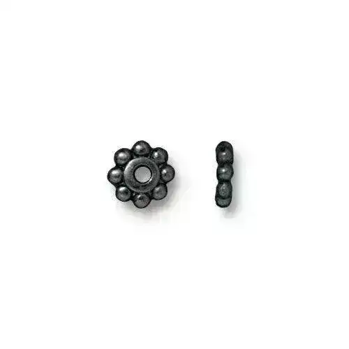 Tierracast Heishi Daisy Spacer Beads, 6mm in 6 Finishes - Image 5