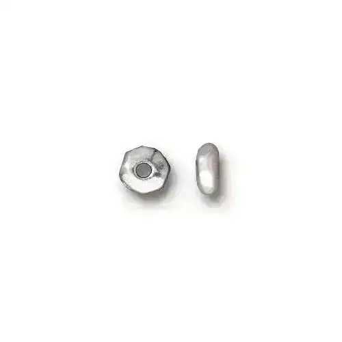Tierracast Nugget Heishi or Spacer Bead, 5mm, 10 Pcs. - Image 3
