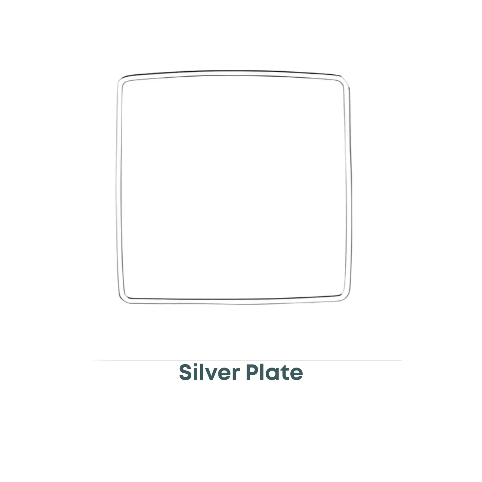 20mm Square Connector or Link, 304 Stainless Steel, Bezel Frames - Image 3