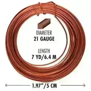 21 Gauge German-Style Square Wire, Beadsmith, 8 Finishes - Image 4