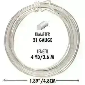 21 Gauge German-Style Square Wire, Beadsmith, 8 Finishes - Image 7