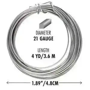 21 Gauge German-Style Square Wire, Beadsmith, 8 Finishes - Image 8