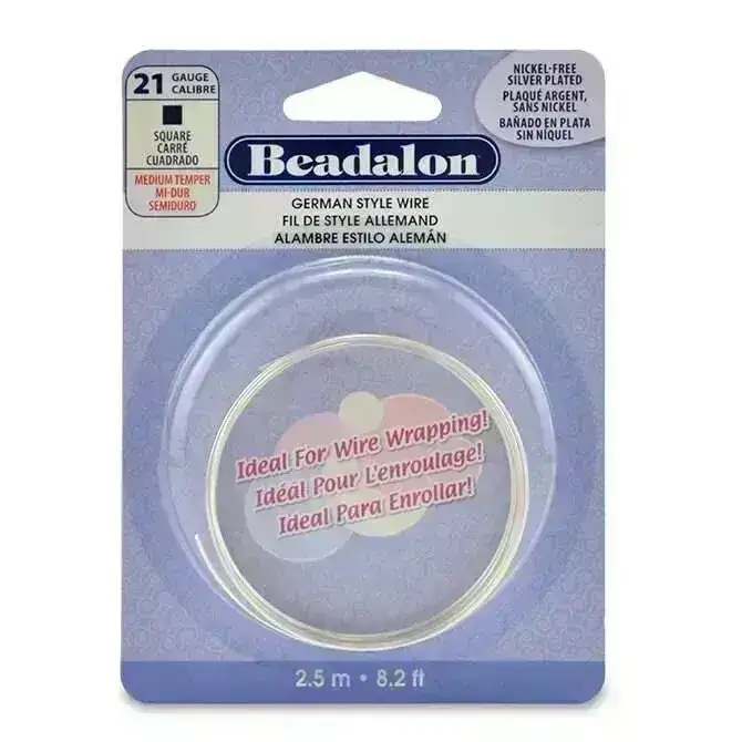 21 Gauge German-Style Square Wire, in 3 Finishes - Image 3