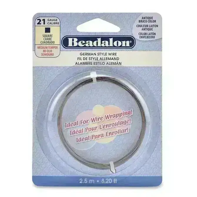21 Gauge German-Style Square Wire, in 3 Finishes - Image 4