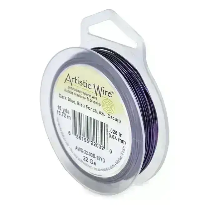 22 Gauge Artistic Wire, Silver Plated Finish in 8 Colors - Image 4