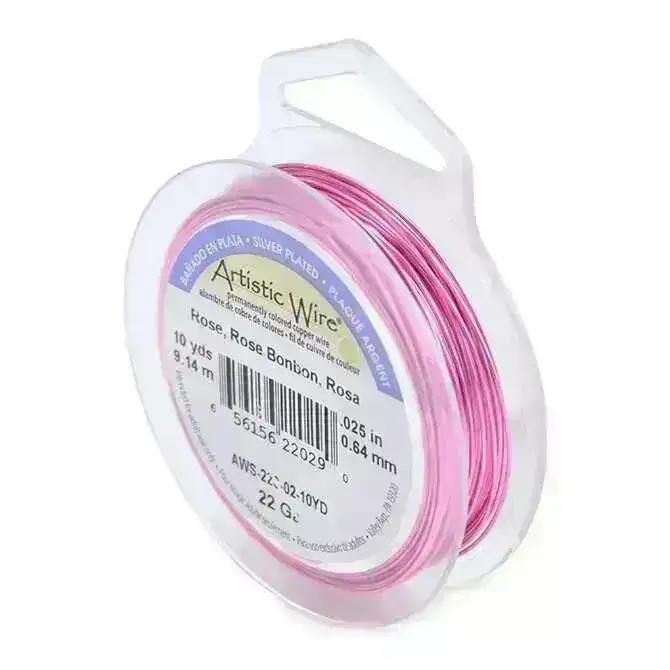 22 Gauge Artistic Wire, Silver Plated Finish in 8 Colors - Image 8