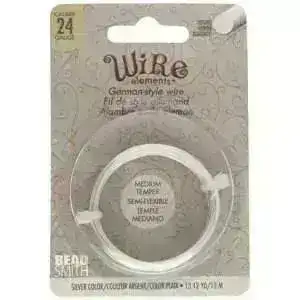 24 Gauge German-Style Wire, Beadsmith, 3 Finishes - Image 4
