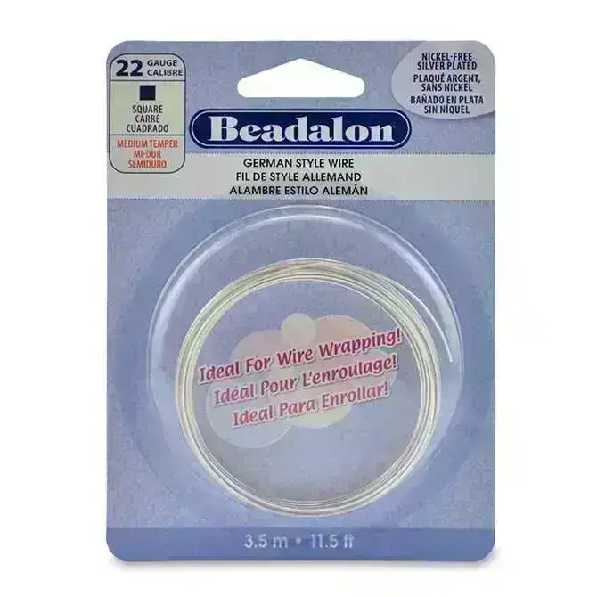 24 Gauge German-Style Square Wire in 3 Finishes - Image 4