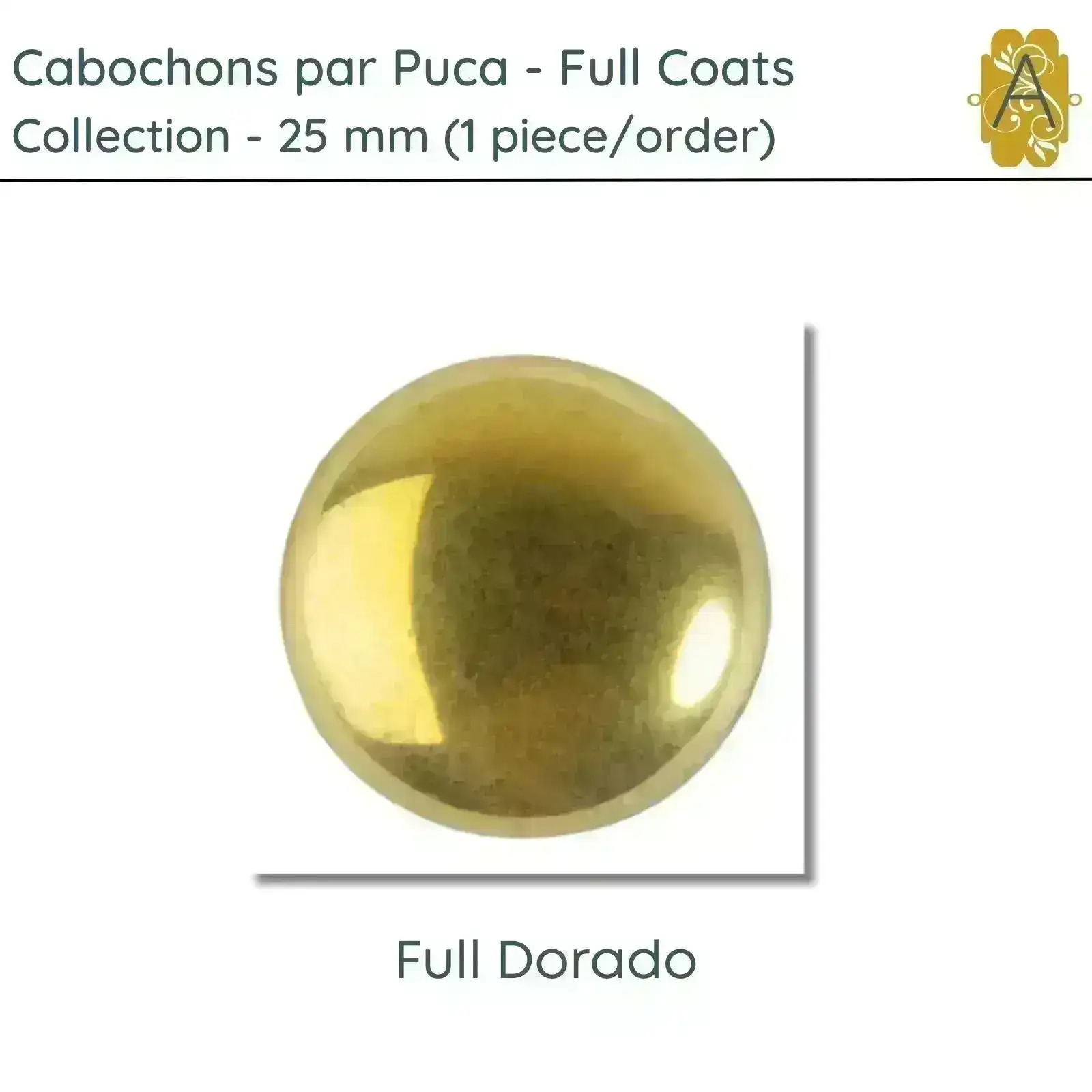 Cabochons par Puca, 25mm, Full Coating Collection, 5 Coats - Image 5