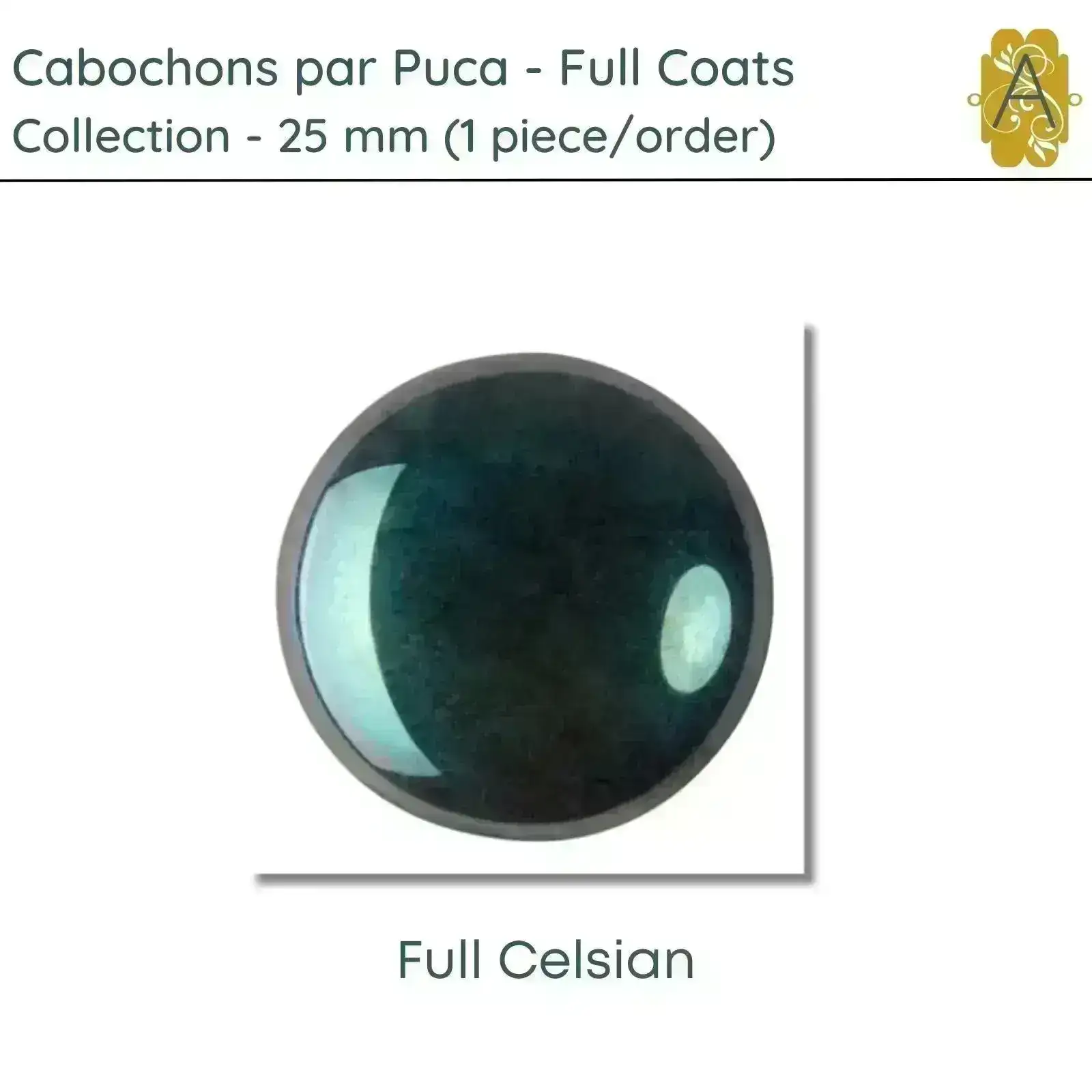 Cabochons par Puca, 25mm, Full Coating Collection, 5 Coats - Image 6