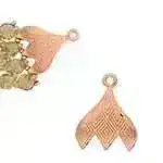 Tourlos II or III, Cymbal Gemduo Bead Endings, 2 Pcs. 4 Finishes - Image 4